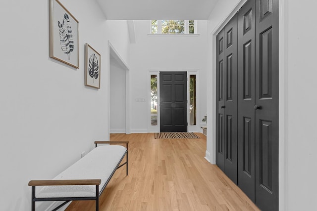 3385 Wayland Dr, Ladson, SC 29456 - foyer entrance featuring light wood-style floors and baseboards