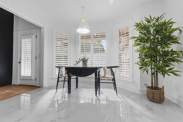 3385 Wayland Dr, Ladson, SC 29456 - dining room featuring marble tiled flooring and baseboards