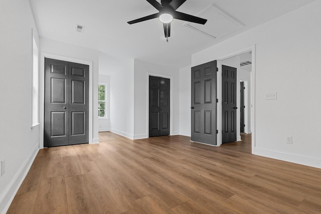 3385 Wayland Dr, Ladson, SC 29456 - unfurnished bedroom with light wood finished floors and a ceiling fan