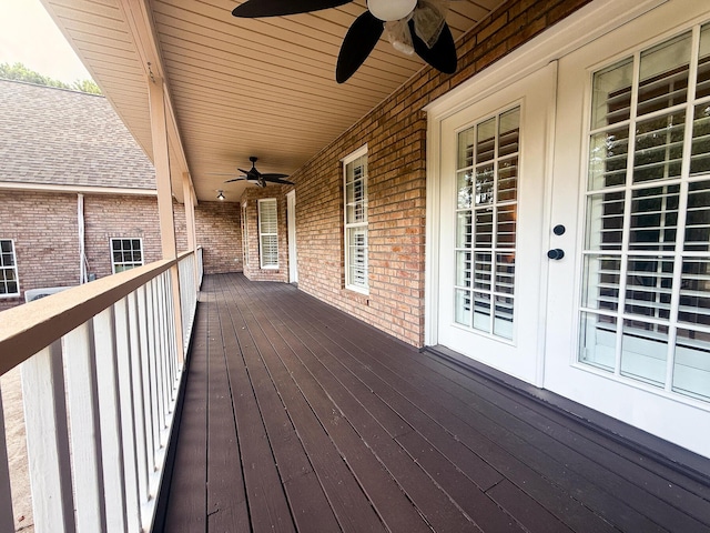 3385 Wayland Dr, Ladson, SC 29456 - deck with ceiling fan