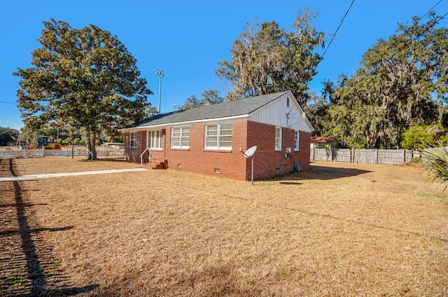 view of side of property