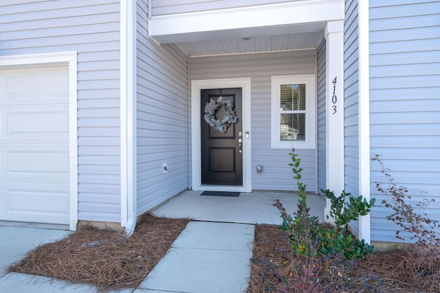 view of entrance to property