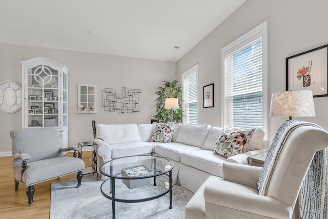 656 Coleman Blvd Unit 703, Mount Pleasant, SC 29464 - living area with wood finished floors