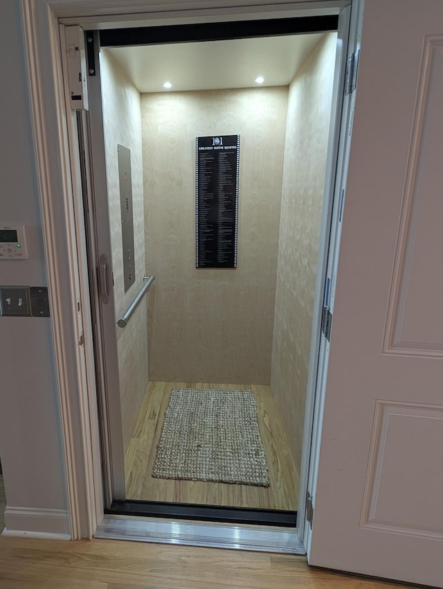 656 Coleman Blvd Unit 703, Mount Pleasant, SC 29464 - elevator with wood finished floors