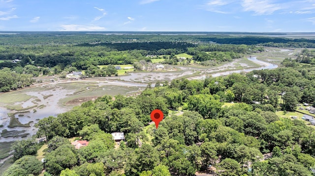 7274 Commodore Rd, Hollywood, SC 29449 - aerial overview of property's location with a forest