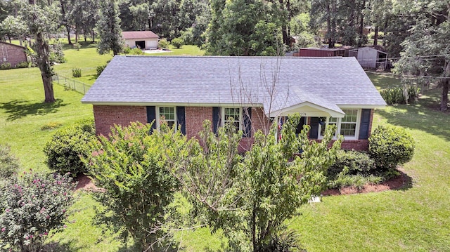 7274 Commodore Rd, Hollywood, SC 29449 - view of front of property with brick siding and roof with shingles