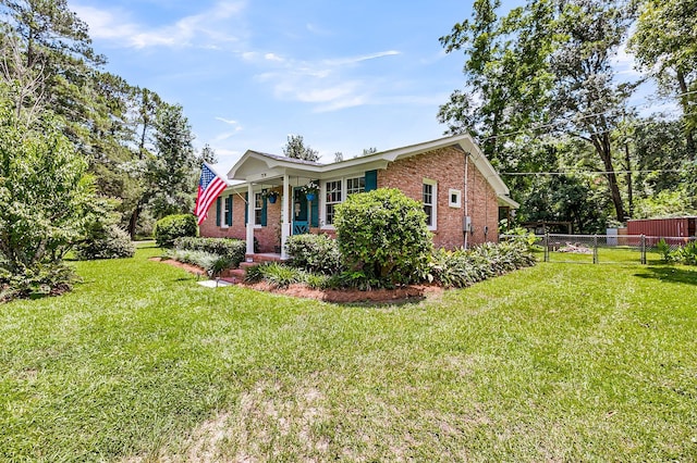 7274 Commodore Rd, Hollywood, SC 29449 - view of front of home with brick siding and covered porch