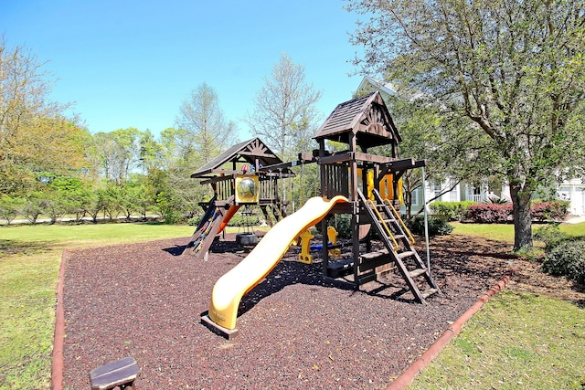 view of play area