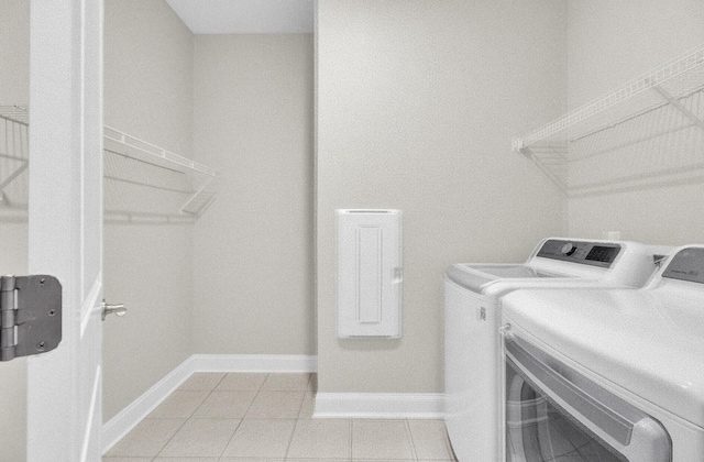 washroom featuring separate washer and dryer