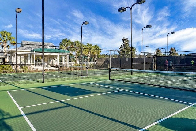 view of sport court