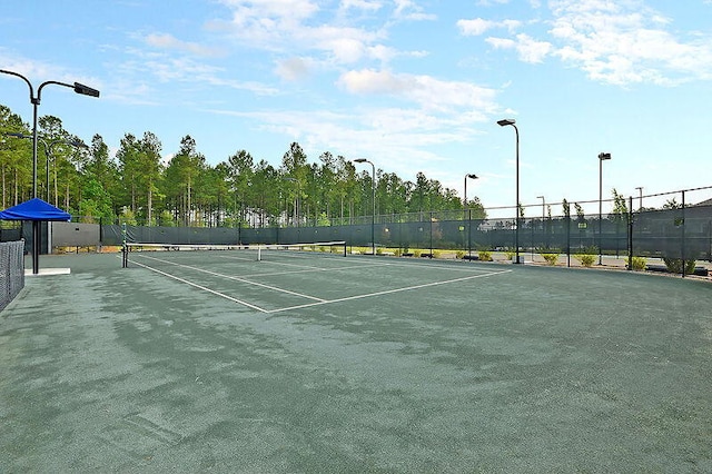 view of sport court