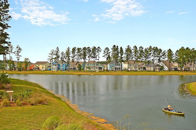 view of water feature