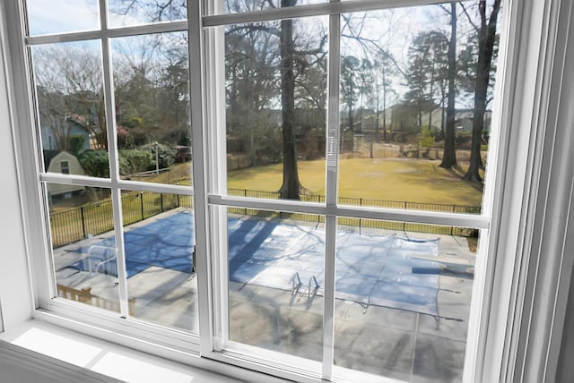 view of doorway to outside