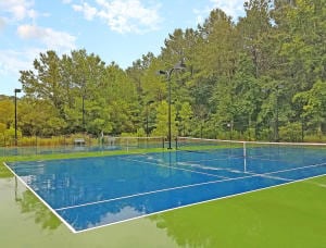 view of tennis court