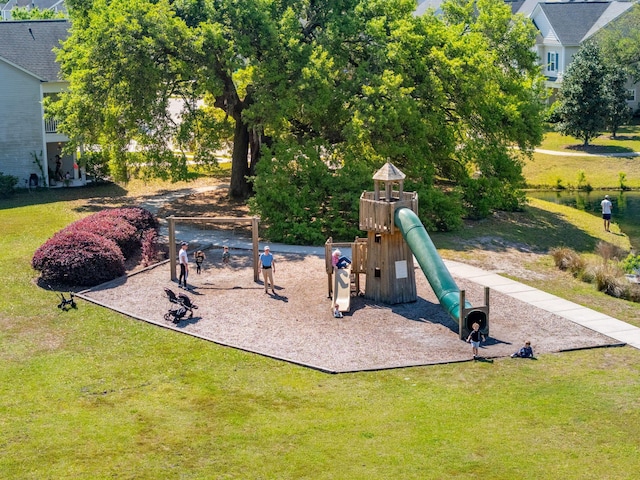1606 Stovall Ct, Johns Island, SC 29455 - communal playground featuring a lawn