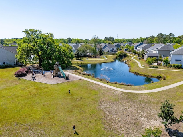 1606 Stovall Ct, Johns Island, SC 29455 - drone / aerial view with a residential view and a water view