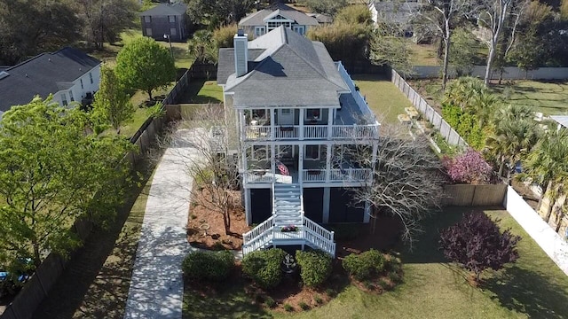 bird's eye view