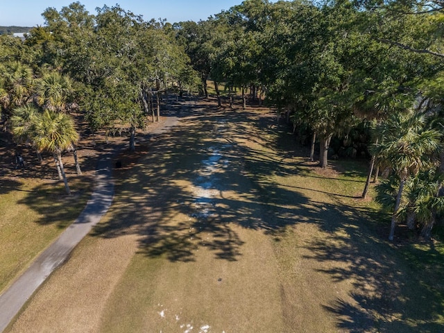 view of street with a rural view