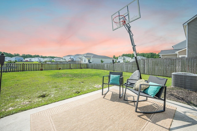 705 Squire Pope Rd, Summerville, SC 29486 - view of patio / terrace featuring central air condition unit and a residential view
