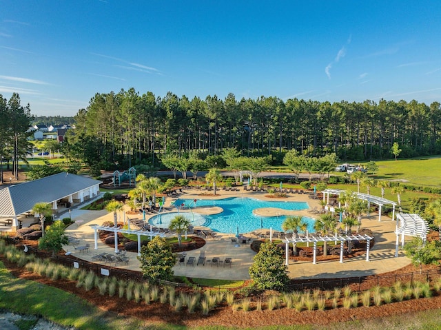705 Squire Pope Rd, Summerville, SC 29486 - community pool with a pergola