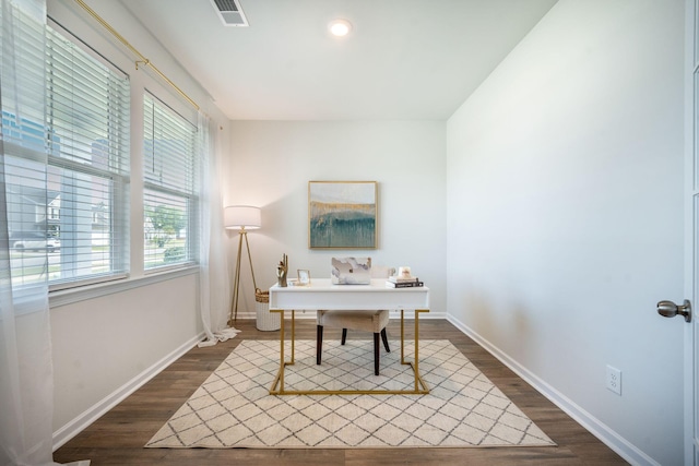 705 Squire Pope Rd, Summerville, SC 29486 - office space with dark wood-style floors and baseboards