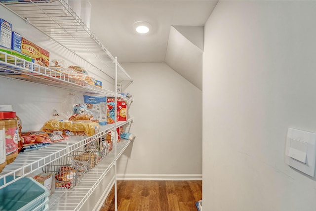 view of pantry