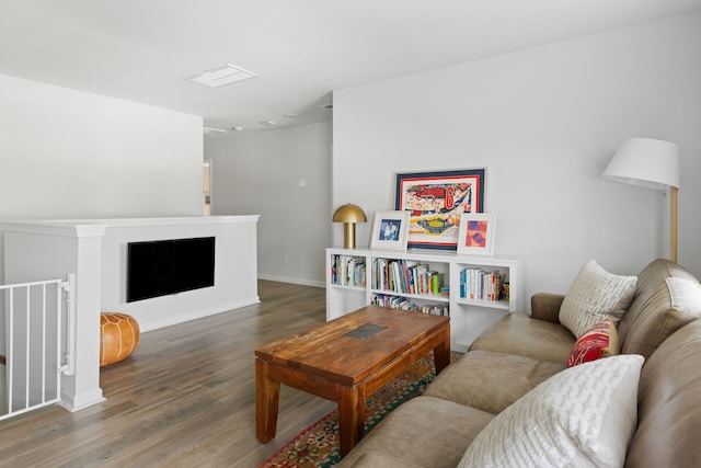 1825 Crossbill Trl, Hanahan, SC 29410 - living room featuring wood finished floors and baseboards