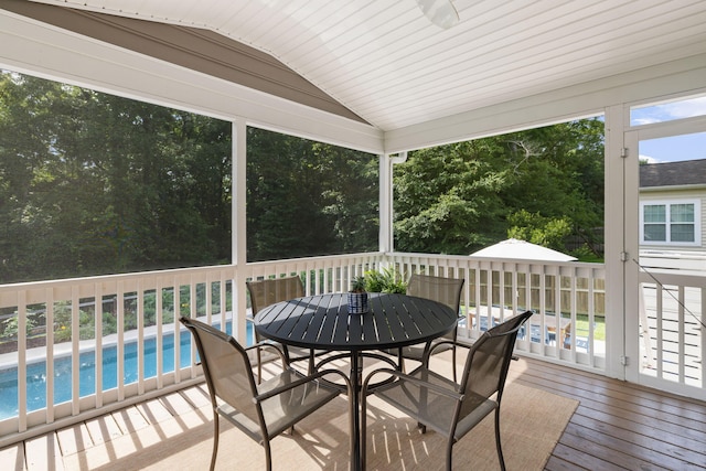 1825 Crossbill Trl, Hanahan, SC 29410 - wooden deck with outdoor dining area