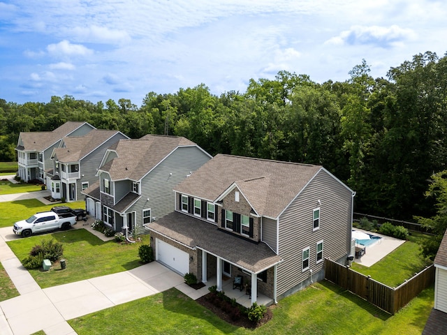 1825 Crossbill Trl, Hanahan, SC 29410 - aerial view of property and surrounding area