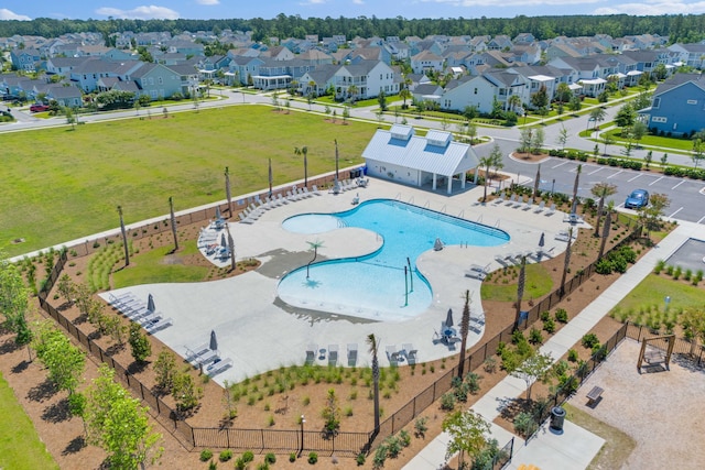 1828 Agate Bay Dr, Mount Pleasant, SC 29466 - community pool with a residential view
