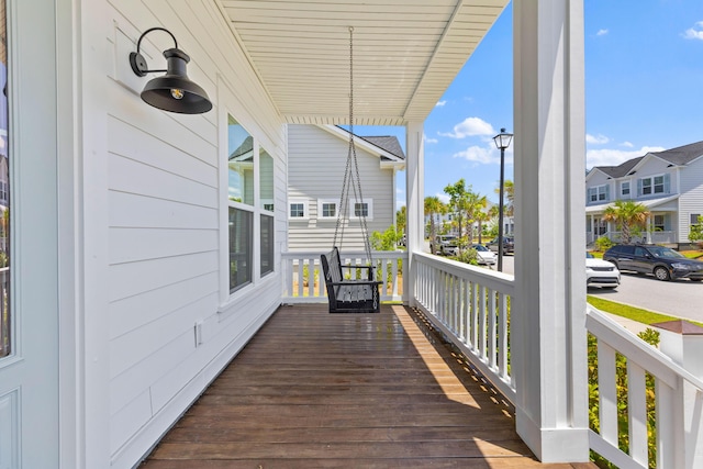 1828 Agate Bay Dr, Mount Pleasant, SC 29466 - wooden porch with a residential view