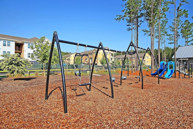 view of play area