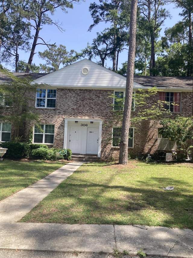 306 Crestview Dr Unit C, Summerville, SC 29485 - view of front facade featuring a front lawn and brick siding