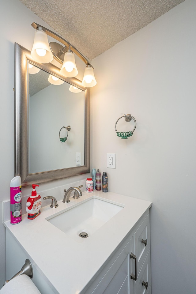 306 Crestview Dr Unit C, Summerville, SC 29485 - bathroom with a textured ceiling and vanity