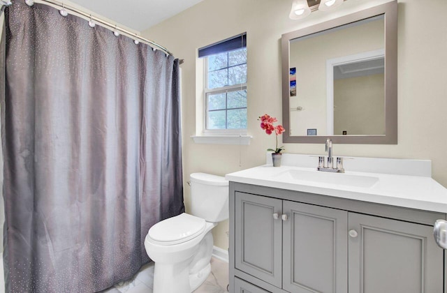 104 Lancaster Ct, Goose Creek, SC 29445 - full bathroom with vanity and a shower with curtain