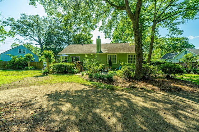 view of rear view of house