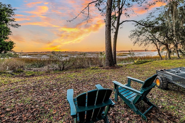 view of property's community featuring a water view