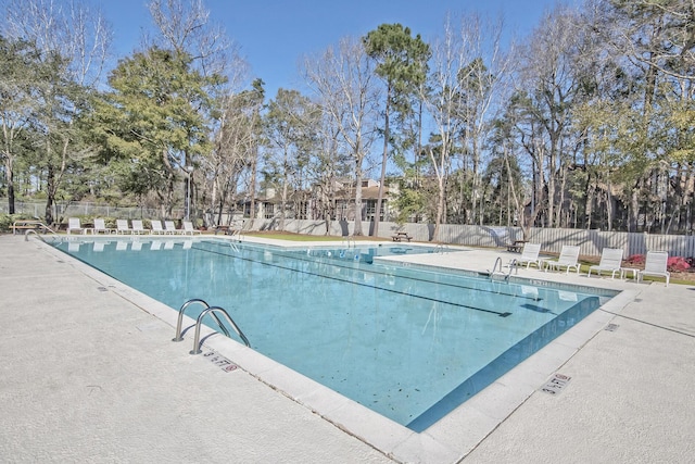 7803 Park Gate Dr, Charleston, SC 29418 - community pool featuring fence and a patio area