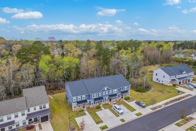 7803 Park Gate Dr, Charleston, SC 29418 - bird's eye view with a wooded view