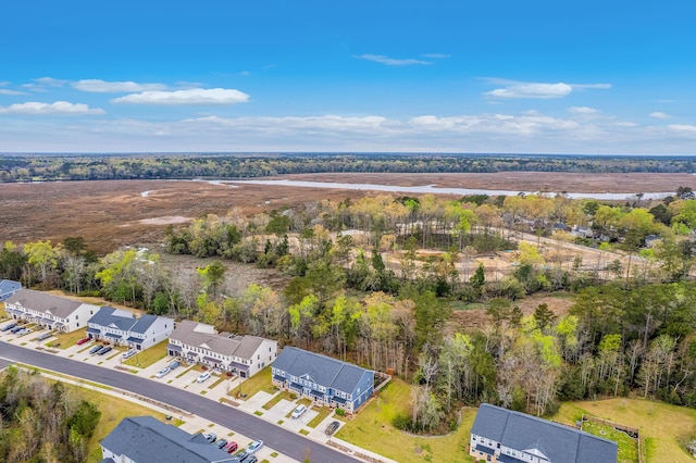 7803 Park Gate Dr, Charleston, SC 29418 - birds eye view of property featuring a residential view, a water view, and a view of trees