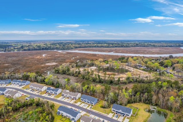 7803 Park Gate Dr, Charleston, SC 29418 - drone / aerial view with a water view