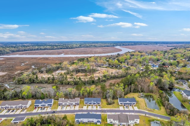 7803 Park Gate Dr, Charleston, SC 29418 - drone / aerial view featuring a water view