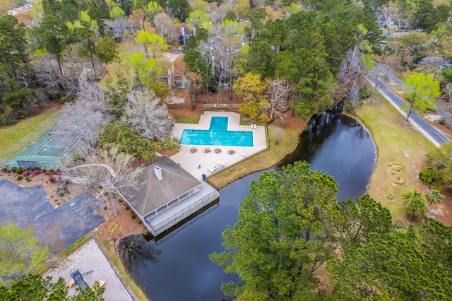 7803 Park Gate Dr, Charleston, SC 29418 - drone / aerial view with a water view