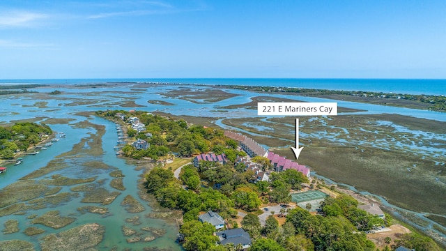 221 E Mariners Cay Unit 221, Folly Beach, SC 29439 - bird's eye view of a nearby body of water