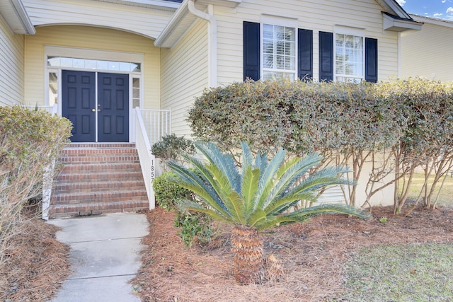 view of entrance to property