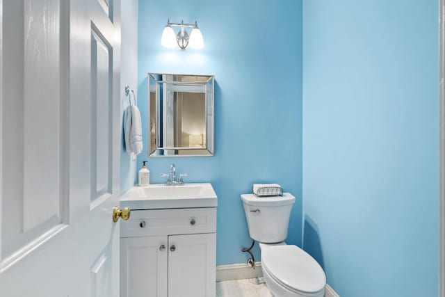 1250 White Tail Path, Charleston, SC 29414 - half bathroom with toilet, vanity, and baseboards