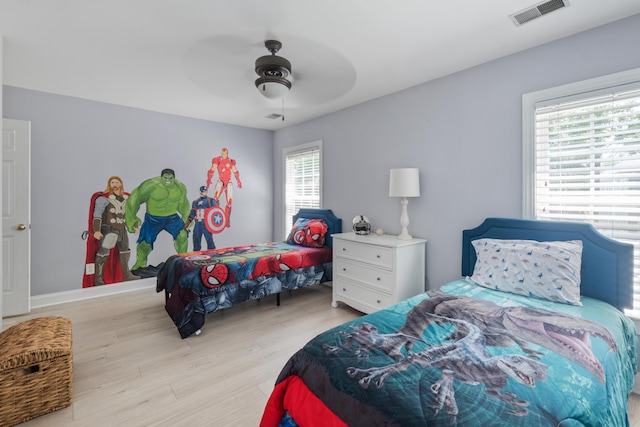 1250 White Tail Path, Charleston, SC 29414 - bedroom featuring wood finished floors and a ceiling fan
