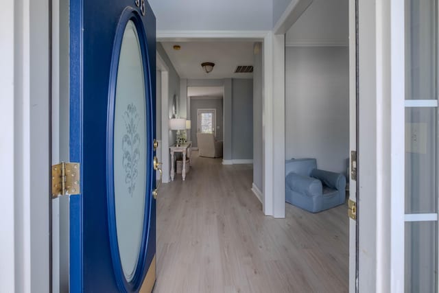 1250 White Tail Path, Charleston, SC 29414 - hallway with light wood-style flooring and baseboards