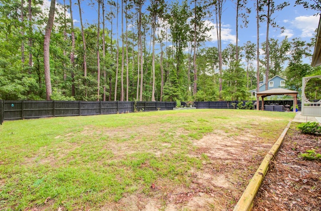 6190 Button Bush Dr, Ravenel, SC 29470 - view of yard with a gazebo