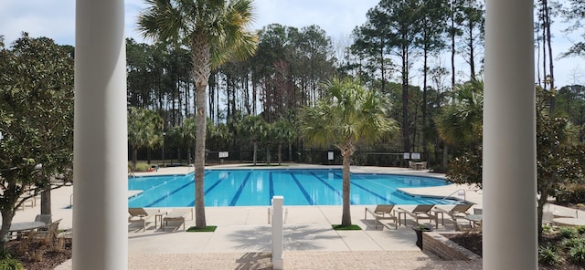 community pool featuring a patio